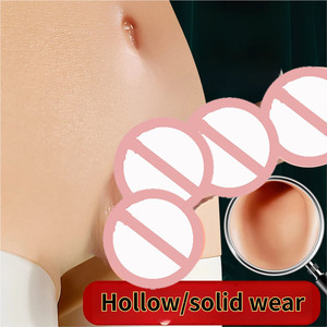 Realistischer Slip mit Hohldildo für Männer und Frauen, Strap-on-<span class=keywords><strong>Dildo</strong></span> mit Silikon, tragbares Sexspielzeug zur Masturbation - Product Image 3