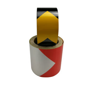Cinta DE SEGURIDAD <span class=keywords><strong>reflectante</strong></span> de grado comercial, pegatina de advertencia de peligro autoadhesiva para mascotas de alta resistencia para camiones, vehículos, almacenes - Product Image 1