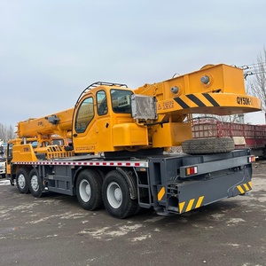 Used Truck Crane 50 Ton QY50K II Yellow Hydraulic Lifting Equipment 42700kg Total Weight - Product Image 6
