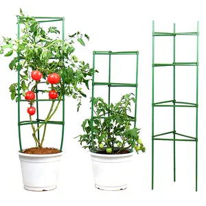 塑料花园桩方形折叠支撑植物金属笼番茄笼