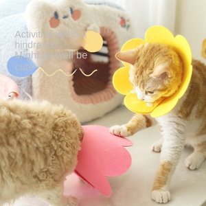 Collar para Perros Pequeños Elizabeth Cute Classics, con Cintas Sólidas de Girasol, Material EVA Ecológico, Ajustable, Anti-Lamido, Lavable a Mano - Product Image 4