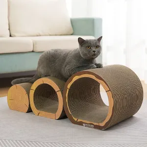 Vendita calda all'ingrosso tunnel di tipo 3 in 1 letto di gatto casa aggiornamento versione gatto letto tunnel