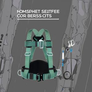 Installation de climatisation, ceinture de sécurité résistante à l'usure pour électricien, demi-corps, trois points d'ancrage - Product Image 1