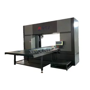 Máquina de corte eficiente de esponja de látex CNC cortador de espuma de contorno de lâmina oscilante