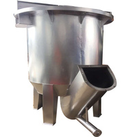 Cuve de lavage à chaud pour flocons de bouteilles en plastique PP, PE, PET / Machine de lavage de flocons PET