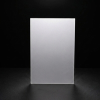 Plaque diffuseur LED en polystyrène KUNXIN 3mm, finition brillante et givrée, 100% matière vierge, 1220*2440mm, conforme RoHS