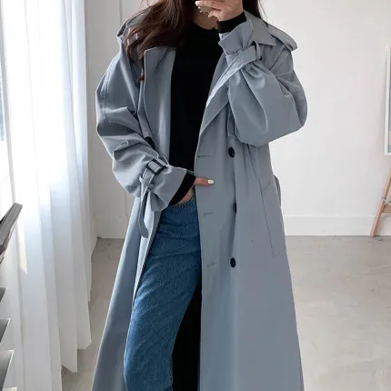 Shop Our 2024 Vintage Women Long Trench Coats Plus Size