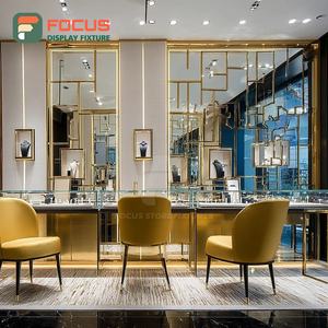 Fabricante de Vitrinas Modernas para Joyería, Exhibidores de Vidrio con Marco de Madera para Mostrador de Centro Comercial - Product Image 6