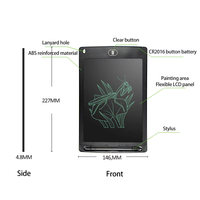 Tablet Grafis Digital 8.5 untuk Papan Gambar Anak-anak, Tablet Tulis LCD Grafis