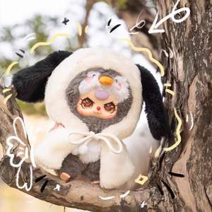 Tendencia 100% Original 6 unids/caja bebé tres I'm Not a Warrior serie vinilo muñecos de peluche BB3 cajas ciegas lindo colgante llaveros - Product Image 5