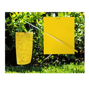 Trampa de pegamento amarilla desechable Ruijinte para el control de moscas de la fruta, cobertura de 20-100 m², material plástico - Product Image 1