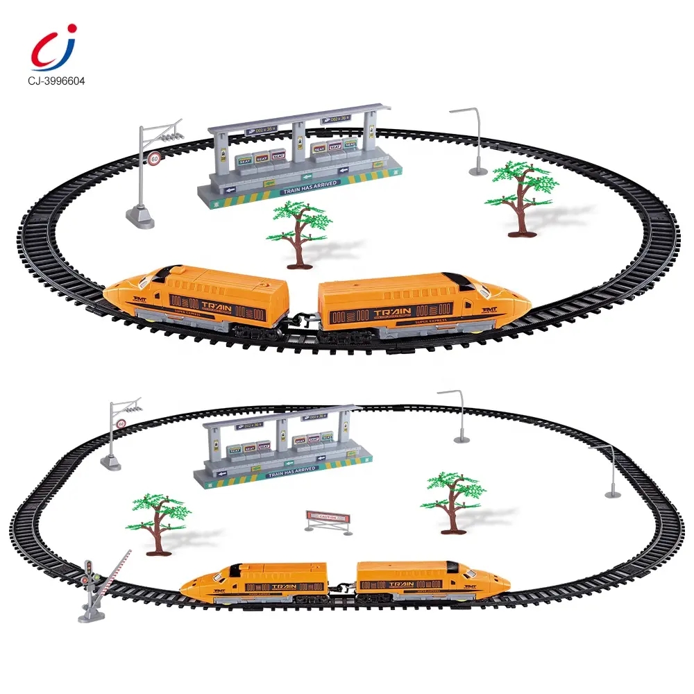 Chengji子供ミュージカル高速列車モデルアセンブリ地下鉄トラックおもちゃセットシミュレーション電車子供用おもちゃ
