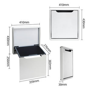 Chaise pliante Invisible avec rabat intelligent, tabouret de siège en Aluminium, robuste, Invisible, à montage mural, OEM économisant de l'espace, bricolage - Product Image 2