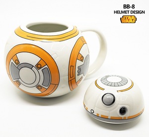 Taza de cerámica 3D de Star Wars Robot para niños de 350ml de capacidad con tapa para dibujos animados - Product Image 3