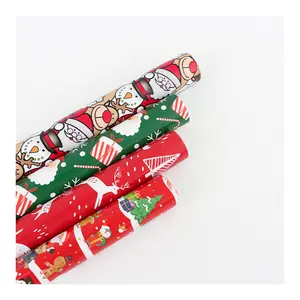 फैक्टरी प्रत्यक्ष सबसे अच्छी कीमत मुद्रित लोगो डिजाइन ऊतक रैपिंग पैकिंग पैकेजिंग कागज उपहार लपेटकर के लिए क्रिसमस