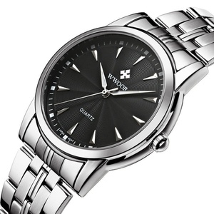 นาฬิกาควอตซ์วินเทจใหม่สำหรับผู้ชาย สายเหล็กแข็งอย่างดี กันน้ำ นาฬิกาข้อมือคลาสสิกสำหรับผู้ชาย ขายส่ง - Product Image 4