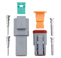 Conector Deutsch de 2 Pines, Kit de Conectores Macho/Hembra 71-322