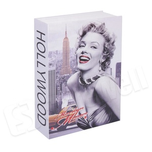 Safewell Customized Cover Key Lock Book Safe Box Secret Hidden Diversion Book Safe