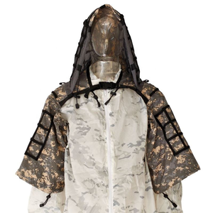 Traje Ghillie Personalizado Directo de Fábrica, Disfraz de <span class=keywords><strong>Camuflaje</strong></span>, Traje de Entrenamiento, Uniforme de <span class=keywords><strong>Camuflaje</strong></span> para <span class=keywords><strong>Francotirador</strong></span>, Traje Táctico con Gorro - Product Image 4