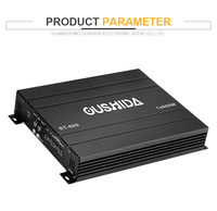 Amplificateur audio de voiture en aluminium de classe D de haute qualité, amplificateur mono avec égaliseurs et filtres intégrés