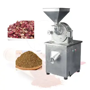 OCEAN Stainless Dry Leaf Crusher Hammer Mill Red Chilli Detergent Powder Grind Machine