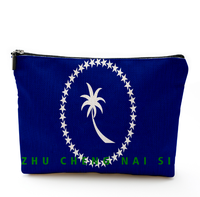 Kosrae Flag – trousse à cosmétiques pour femmes, jolie trousse de maquillage pour sac à main, trousse de voyage pour articles de toilette, sac de rangement pour maquillage