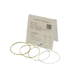 Fábrica al por mayor IRIN instrumentos desplumados 4 cuerdas accesorios BJ10 <span class=keywords><strong>Banjo</strong></span> cuerdas de alta calidad - Product Image 3
