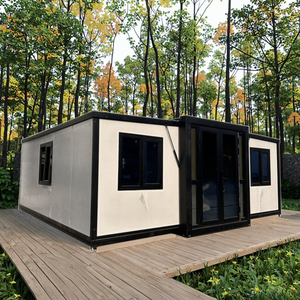 Casa Contenedor Portátil Expandible de Acero de 20 pies, Diseño Moderno Minimalista, Impermeable y Resistente al Viento, Prefabricada - Product Image 2