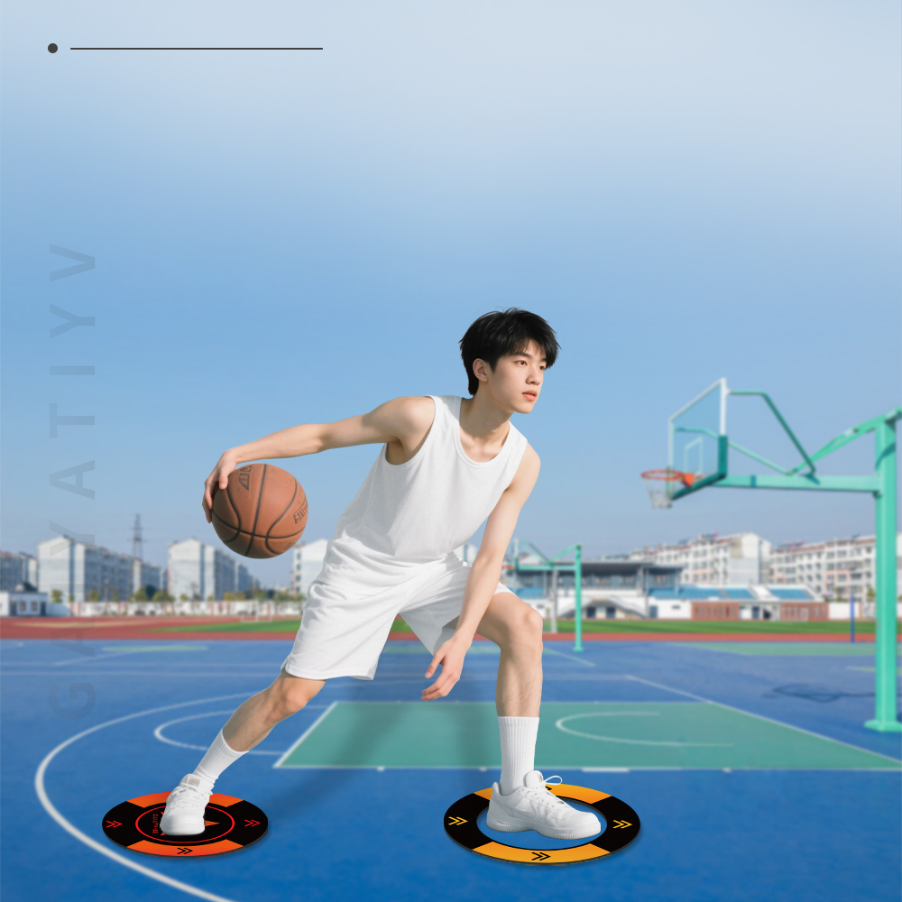 GAIATY MAM01 Multi-Functional Anti-Slip Rubber Foldable Agility Mat for Basketball Footwork Training