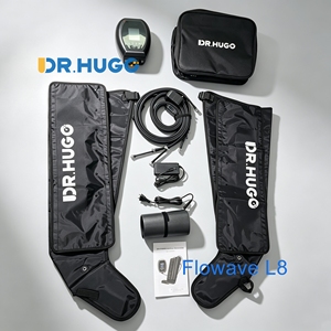 เครื่องนวดขาแบบบีบอัด DR.HUGO Flowave L8 พร้อมระบบตั้งเวลา, เครื่องนวดเท้าไฟฟ้าเพื่อการฟื้นฟูกล้ามเนื้อ - Product Image 1