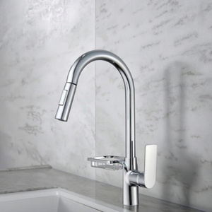 <span class=keywords><strong>Robinet</strong></span> de cuisine moderne KAWAL en zinc, monocommande, à poser sur le comptoir, avec douchette extractible, cartouche céramique, <span class=keywords><strong>d</strong></span>ébit contrôlé, <span class=keywords><strong>eau</strong></span> chaude/froide - Product Image 3