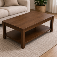 Table basse multifonctionnelle en bois massif, style chinois moderne et luxueux, minimaliste, rectangulaire, facile à nettoyer, mobilier de maison, best-seller
