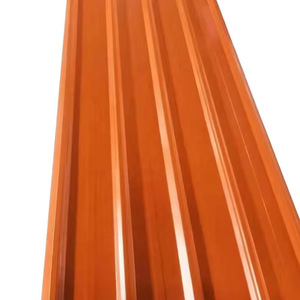 Lámina de metal corrugado PPGI de color rojo para techos - Product Image 2