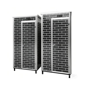 Ventes directes usine – Toilettes mobiles sanitaires simples pour extérieur, zones rurales, simples ou doubles, colorées. Pour le commerce international, veuillez contacter M. Yao. - Product Image 5