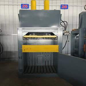 Plastik sıkıştırma için çöp kutusu karton yaprak actor ktör basın dikey hidrolik presleme balya makinesi - Product Image 5