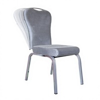 Fauteuil inclinable moderne minimaliste haut de gamme pour hôtel et restaurant, avec structure en alliage d'aluminium et coussin en mousse haute élasticité, housses de chaise incluses.