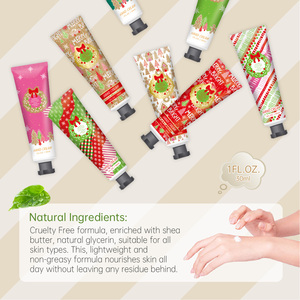 BBC <span class=keywords><strong>Mini</strong></span> chăm sóc tay <span class=keywords><strong>Kit</strong></span> với 6*30ml tàn ác-miễn phí giữ ẩm tay Lotion Kem hoa/Woody/Hương thơm trái cây cho chủ đề giáng sinh - Product Image 2