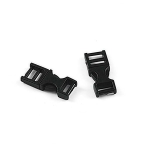 Plastic Buckle 3mm Sliding Buckle For Bags Adjustable <b>Webbing</b> Black Durable Wear Resistant - Product Image 1