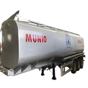 Carbon Staal 3 Assen 36000L 45000L 50000Liter Olie Vervoer Tanker Brandstoftank Semi Trailers