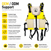 Gilet de flottabilité respirant 100N pour kayak, SUP, rafting, voile, gilet de sécurité réglable réfléchissant pour sports nautiques