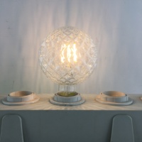 Ampoule LED Edison Globe G30 Ananas Transparente 4W 220-240V E27 SMD Ampoule Vintage Filament d'Écureuil Lumière Décorative