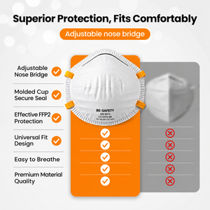 Mascarilla Antipolvo Desechable FFP2 con Certificación CE, Directo de Fábrica, para Renovaciones del Hogar - Product Image 4
