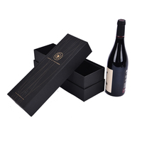 Caja de Regalo de Alta Gama para Vino, con Materiales Reciclados, para Botellas de Whisky, Vodka, Tequila y Vino