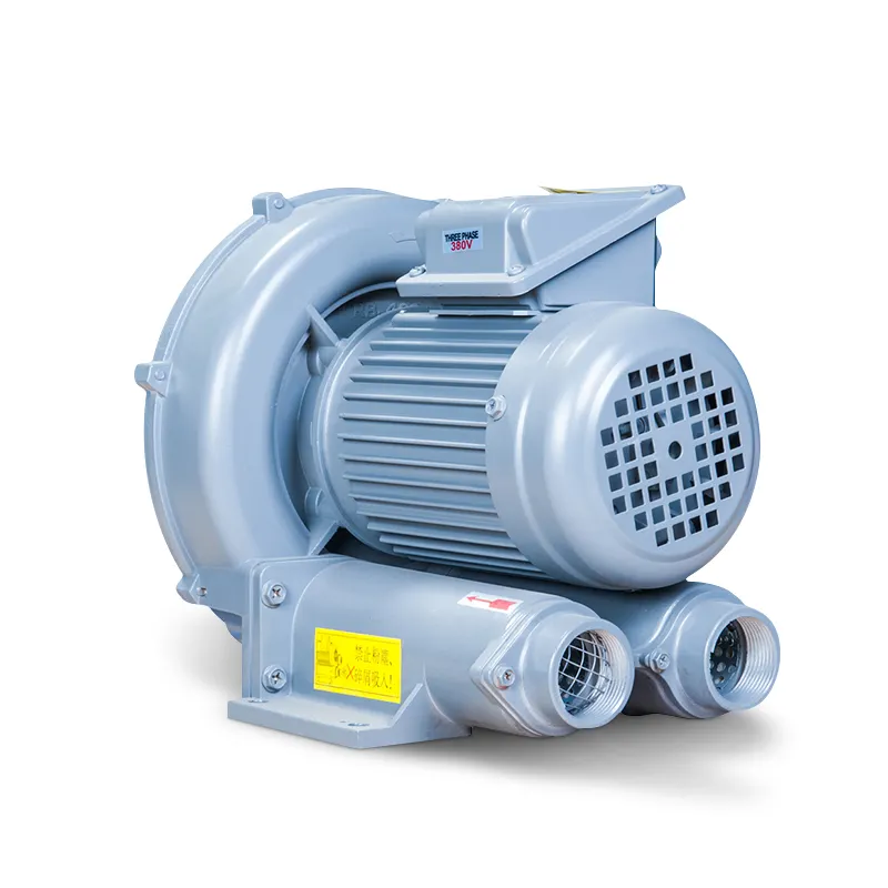 RB-750 1HP trung quốc công nghiệp nhôm điện turbine blower chịu nhiệt lò quạt thông gió