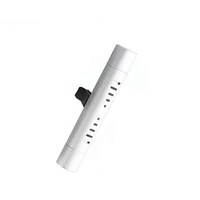 Diffuseur d'huiles essentielles pour voiture Fourcase, diffuseur d'aromathérapie avec clip de ventilation et trous de diffusion, alliage d'aluminium noir