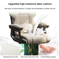 Nouvel arrivage de chaise d'ordinateur en métal à dossier haut pivotant pour espace de travail Fauteuil de bureau en cuir à hauteur réglable et tournante