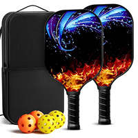 Raqueta de Pickleball Hecha con Nuevos Materiales, Tablero de Nido de Abeja, Carbono para Deportes al Aire Libre, Raqueta de Pickleball