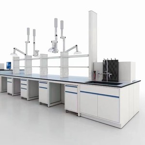 Bàn làm việc phòng thí nghiệm khung thép chính xác, bàn bên có độ bền cao, đồ nội thất phòng thí nghiệm đa chức năng toàn diện - Product Image 2