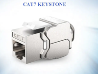 1 Port CAT8 CAT7 RJ45 86 tipe Panel dinding CAT.7 LAN Faceplate soket kabel Ethernet soket perisai steker jaring (CAT7)