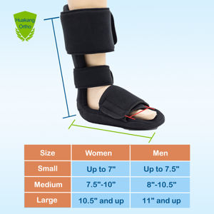 Soporte Estabilizador para Fascitis Plantar, Férula Nocturna de 90 Grados, Soporte para Tobillo para Aliviar el Dolor de Talón <span class=keywords><strong>Dorsal</strong></span>, Soporte Suave para el Pie - Product Image 3